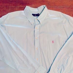 Ralph Lauren men’s button down long sleeve shirt.